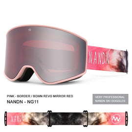 Lunettes de ski interchangeables unisexes Nandn pour la protection du snowboard