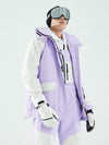 Veste de neige à blocs de couleur réfléchissants Vector Winter Invitation pour femme
