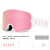 Lunettes de ski unisexes Nandn Optics Winter Mountain Fashion Snowboard sans monture