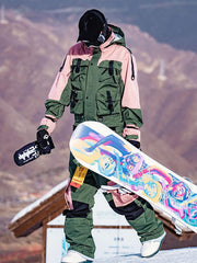 Sweat à capuche unisexe Snowall à col montant Snowshred Mountain Snow pour homme