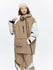 Veste de ski freestyle pour femme, ouverture diagonale haute performance, fermeture éclair intégrale
