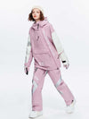Veste de ski freestyle pour femme, haute performance, ouverture diagonale et fermeture éclair intégrale