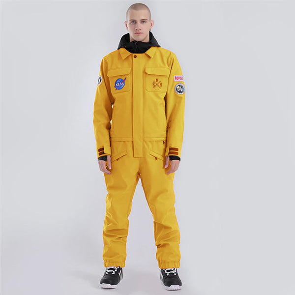 Combinaisons de ski SMN Slope Star Nasa Icon pour hommes, combinaisons d'hiver