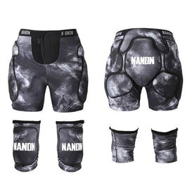 Ensemble short et genouillères de protection unisexe Tri-Flex Nandn