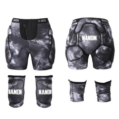Ensemble short et genouillères de protection unisexe Tri-Flex Nandn