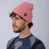 Bonnet de ski unisexe en crochet avec pompon
