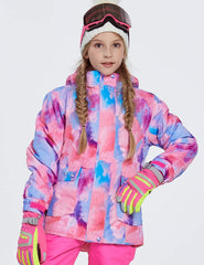 Veste de ski imperméable d'hiver pour fille Phibee Artistic Creation