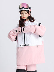Anorak à demi-zip et blocs de couleur pour femme Cosone Powdreamer