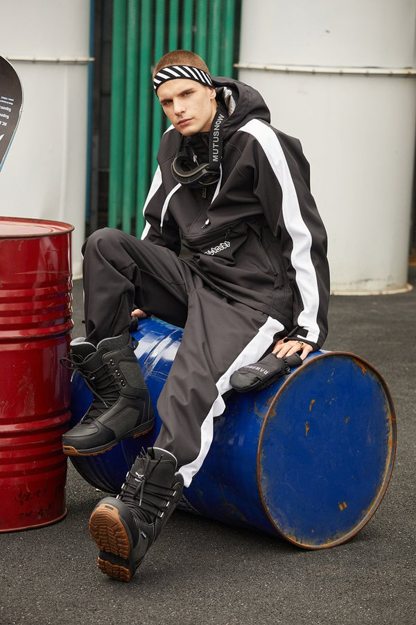 Men Unisex Flipped Young Fashion Snowboard Jackets & Pants set