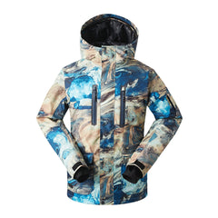 Veste de snowboard isolée Gsou Snow Mountain Elite Tide 15K pour homme