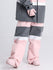 Pantalon de neige coupe-vent Cosone Winter Forward à fermeture éclair et blocs de couleur pour femme