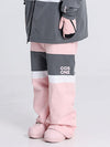 Pantalon de neige coupe-vent Cosone Winter Forward à fermeture éclair et blocs de couleur pour femme
