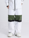 Pantalon de neige coupe-vent Cosone Winter Forward à fermeture éclair et blocs de couleur pour femme