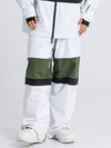 Pantalon de neige coupe-vent Cosone Winter Forward à fermeture éclair et blocs de couleur pour femme