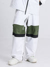 Pantalon de neige coupe-vent Cosone Winter Forward à fermeture éclair et blocs de couleur pour femme