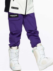 Pantalon cargo de snowboard fonctionnel haute performance pour femme