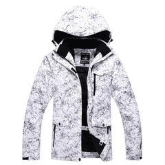 Veste de ski unisexe Snowy Owl Mountain Ice Breaker imperméable à capuche